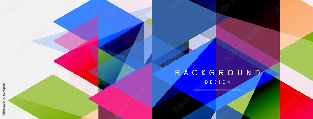 Mosaic triangles geometric background. Techno or business concept, pattern for wallpaper, banner, background, landing page Mosaic triangles geometric background. Techno or business concept, pattern for wallpaper, banner, background, landing page