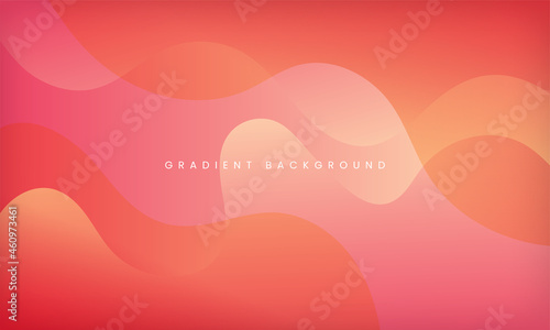 Dynamic textured background design in liquid gradient style with pink peach color. Modern minimal template for poster. banner, web, flyer, cover, brochure, social media, landing page.