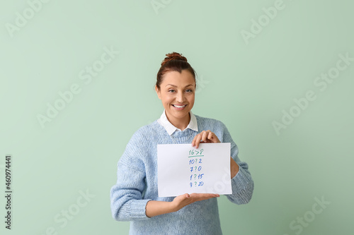 Portrait of female teacher ...