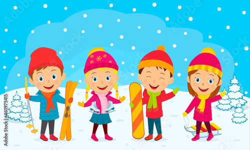 kids winter activity