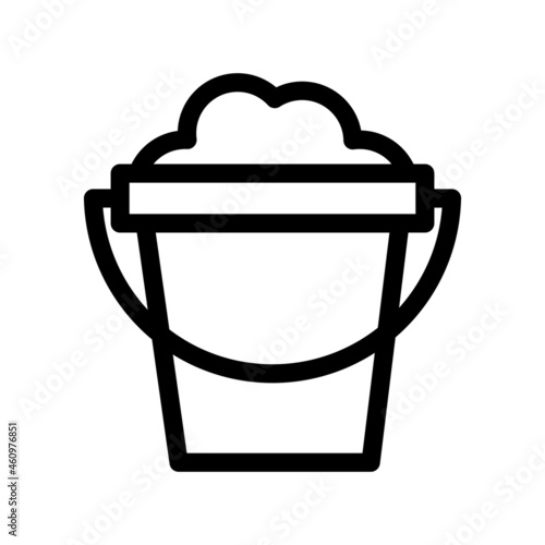 Pot Outline Vector Icon Design