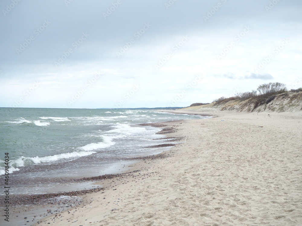 Sand dunes by the sea. Reserve Curonian Spit Sand dunes by the sea. Reserve Curonian Spit