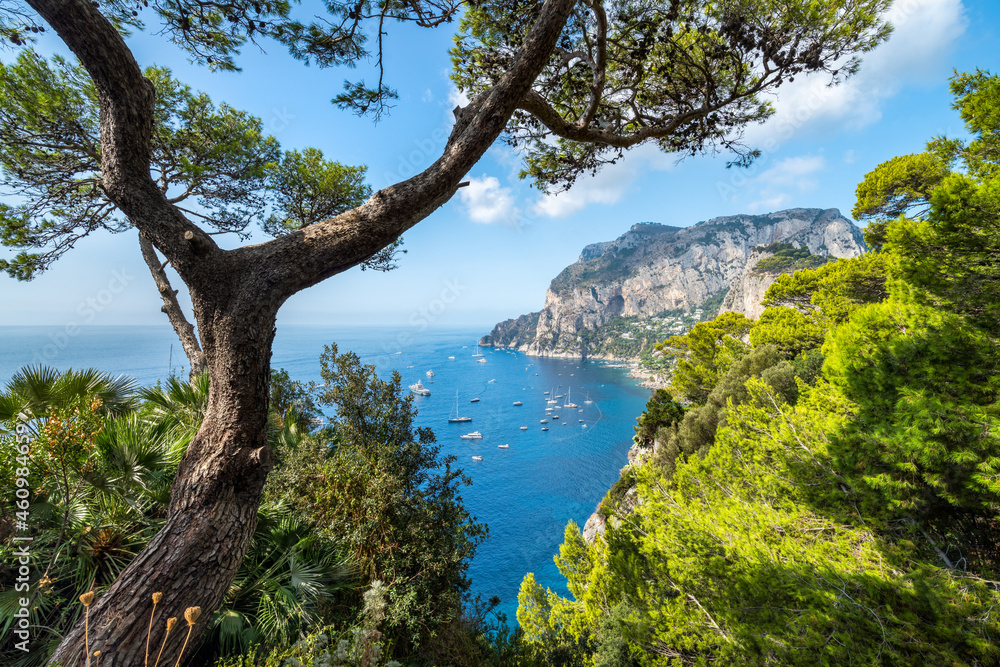 Summer vacation on Capri island, Naples, Italy Summer vacation on Capri island, Naples, Italy