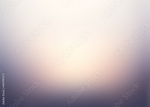 Light dawn sky empty blurred backdrop. Halftone lilac shade bottom and white space top.
