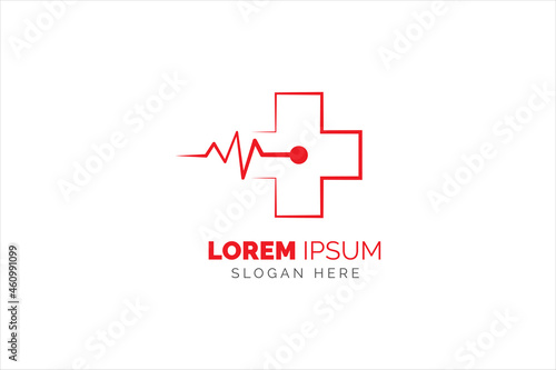 Medical logo template design vector. Cross icon