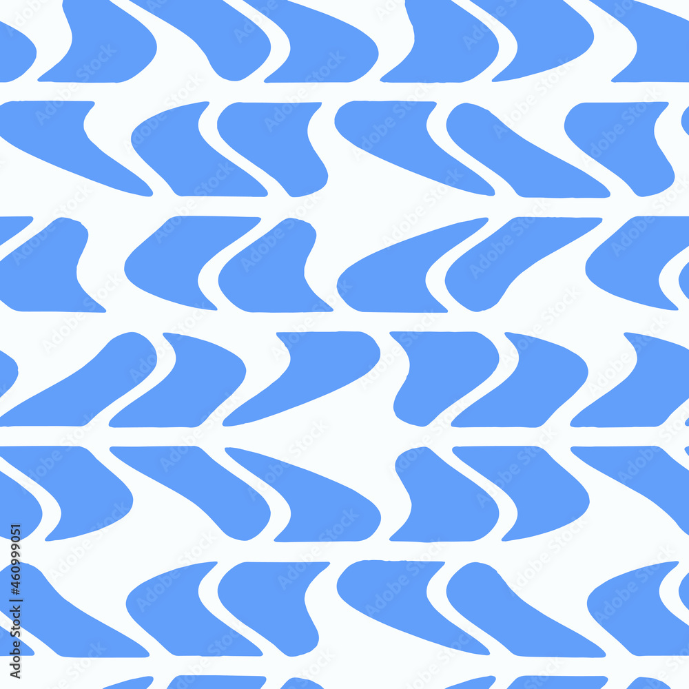 Vector seamless pattern. Abstract striped texture with bold monochrome waves. Creative background with blots. Decorative design with distortion effect for scarf, rug, clothing, duvet cover Vector seamless pattern. Abstract striped texture with bold monochrome waves. Creative background with blots. Decorative design with distortion effect for scarf, rug, clothing, duvet cover