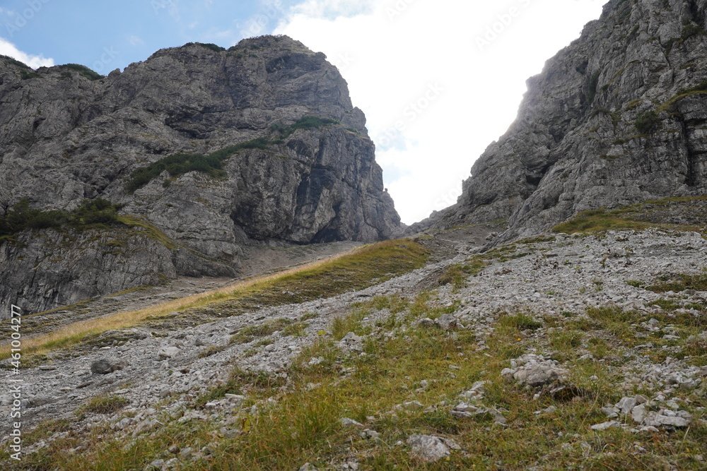 Wanderung auf den Schinder: Durchs Kar Wanderung auf den Schinder: Durchs Kar