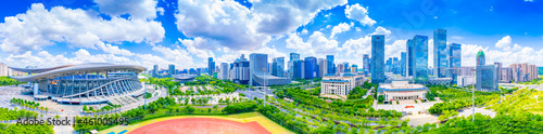Panoramic scenery of Guangxi Sports Center