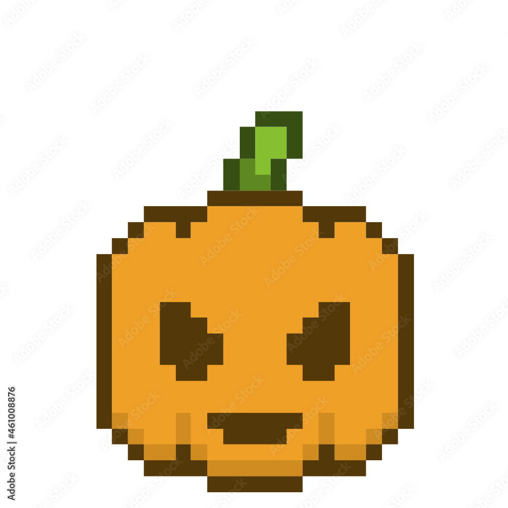 Pixelated Jack-o-lantern Pixelated Jack-o-lantern