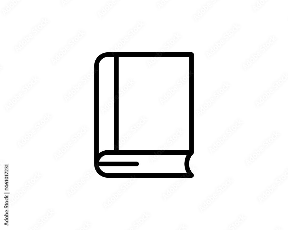 Book line icon, outline vector sign, linear style pictogram isolated on white. Symbol, logo illustration. Editable stroke. Pixel perfect Book line icon, outline vector sign, linear style pictogram isolated on white. Symbol, logo illustration. Editable stroke. Pixel perfect