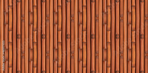 Surface and pattern bamboo wood background.