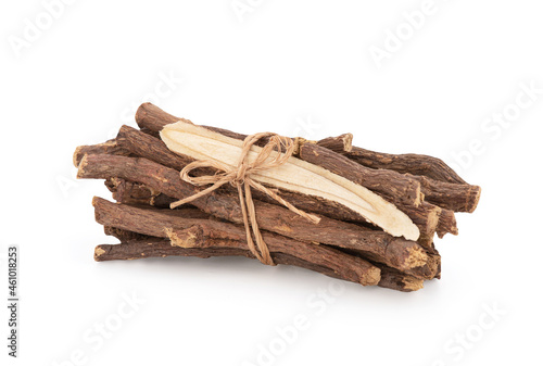 Licorice isolated on white background with clipping path.