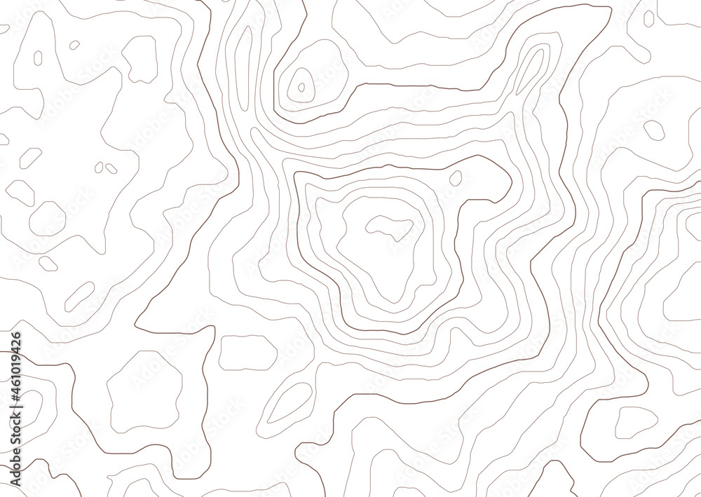 等高線 (B) 尾根のある山の地図 (ver.CS) 等高線 (B) 尾根のある山の地図 (ver.CS)