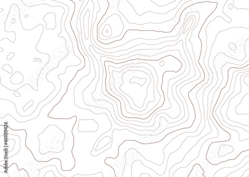 等高線 (B) 尾根のある山の地図 (ver.CS)