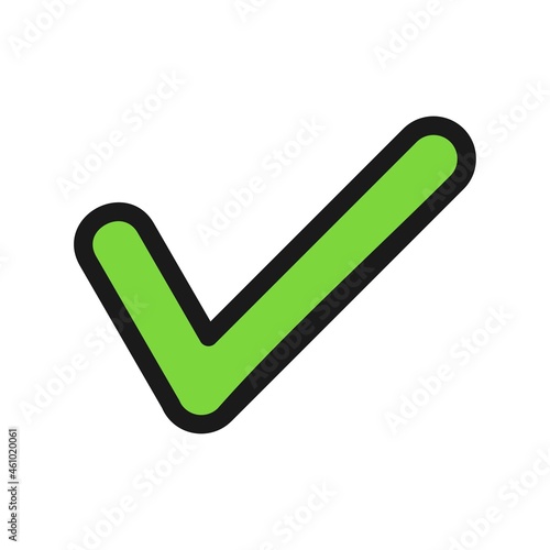 Task Line Filled Vector Icon Design