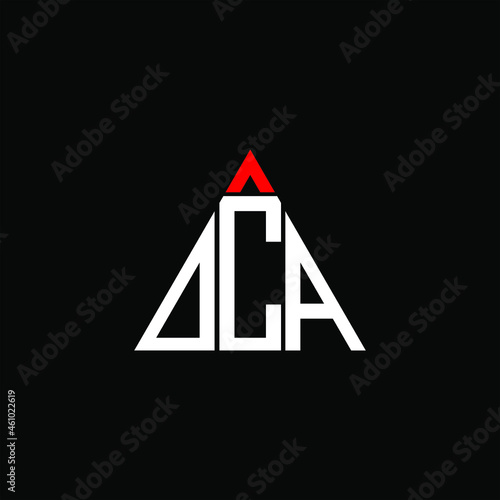 DCA letter logo creative design. DCA unique design, OCA letter logo creative design. OCA unique design

