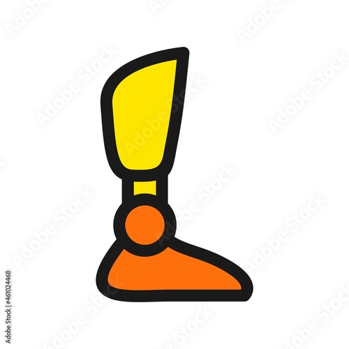  Prosthetics Line Filled Vector Icon Design