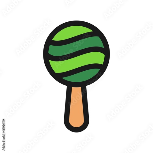  Maracas Line Filled Vector Icon Design