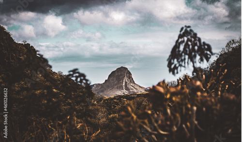 landscape view of gran canaria canary islands mountain vulcan