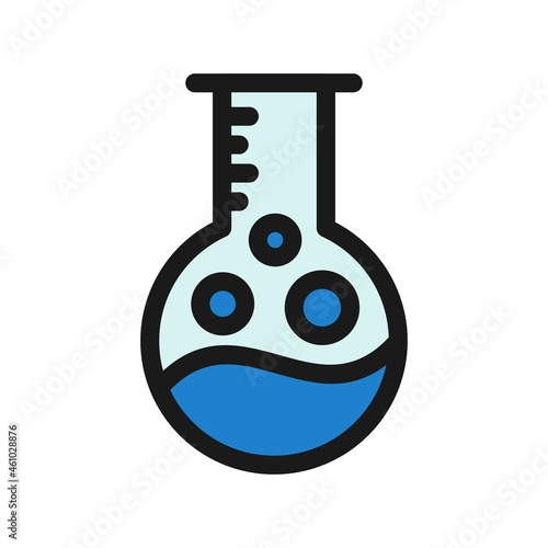 Experiment Line Filled Vector Icon Design