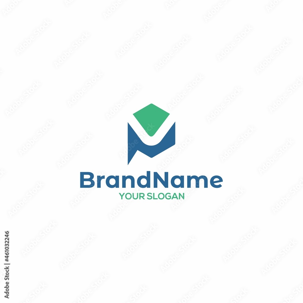PV Chat Logo Design Vector PV Chat Logo Design Vector