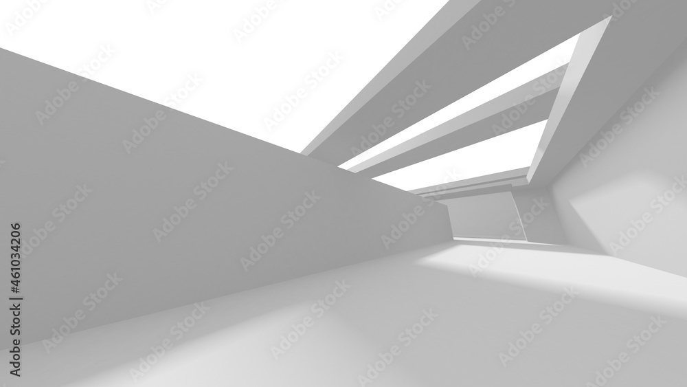 White Modern Background. Abstract Building Concept White Modern Background. Abstract Building Concept