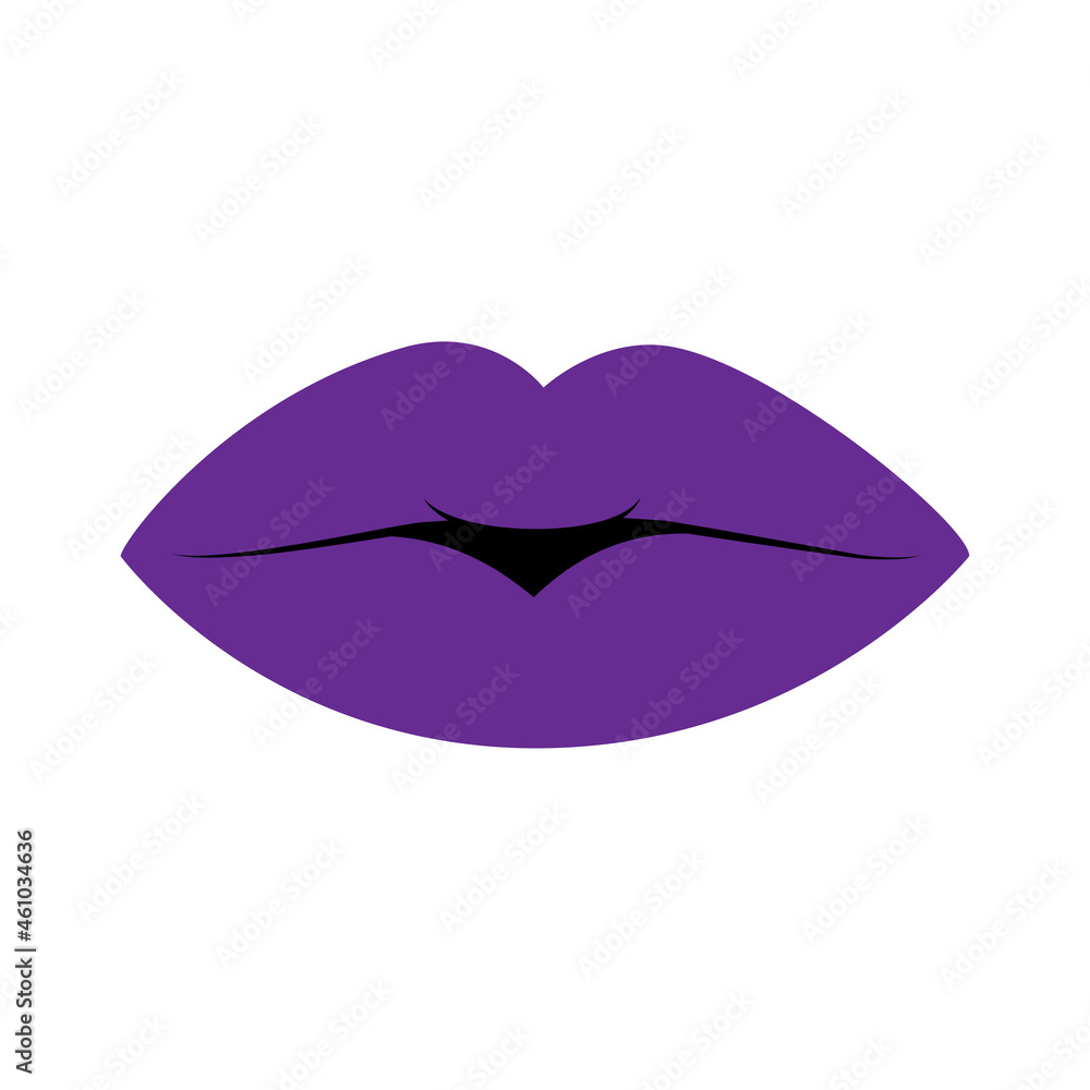 Lipstick kiss isolated on white background. Lipstick kiss for t shirt, label, poster and placard. Creative art concept, vector illustration Lipstick kiss isolated on white background. Lipstick kiss for t shirt, label, poster and placard. Creative art concept, vector illustration