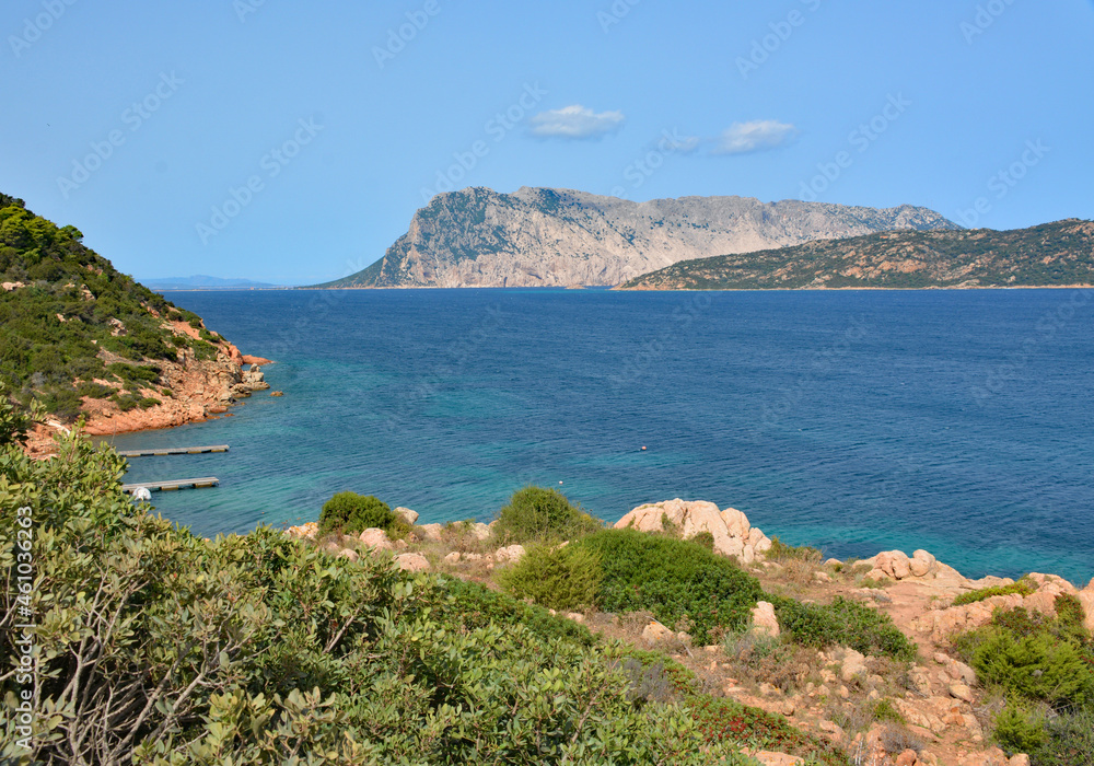 Bucht von Capo Coda Cavallo auf Sardinien