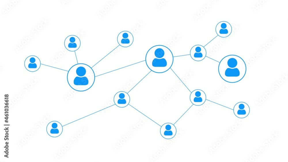 4K Connecting people on the internet nodes transforming Connection Loop Background. Social network connections. Communication Futuristic Network and Technology 5G. network connections and people icons 4K Connecting people on the internet nodes transforming Connection Loop Background. Social network connections. Communication Futuristic Network and Technology 5G. network connections and people icons