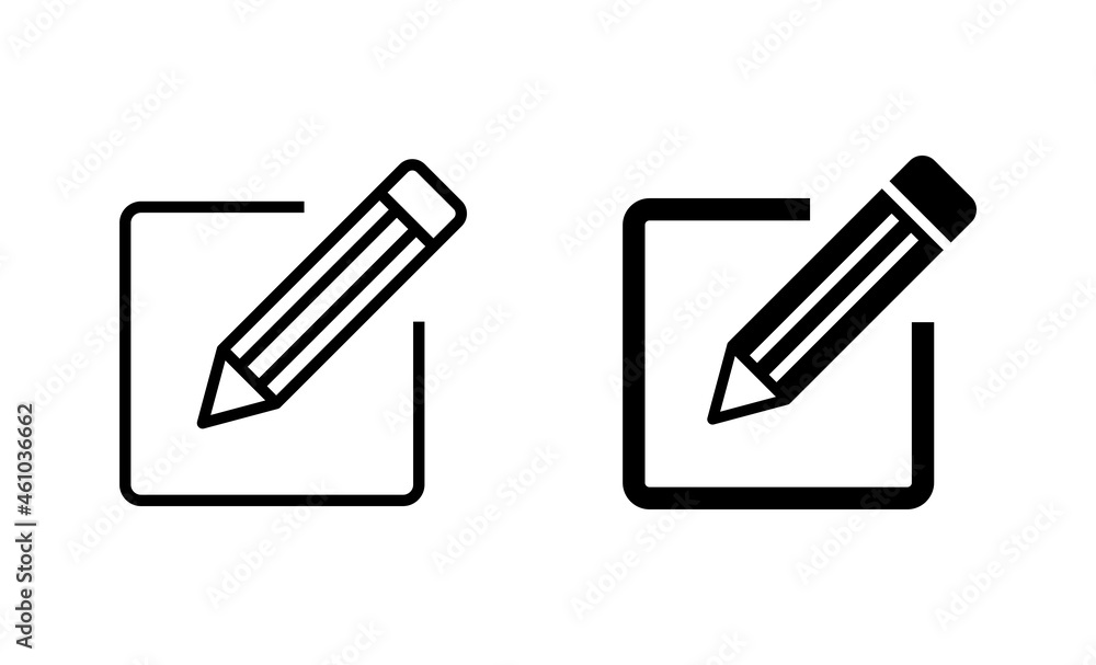 Edit icons set. edit document sign and symbol. edit text icon. pencil. sign up Edit icons set. edit document sign and symbol. edit text icon. pencil. sign up
