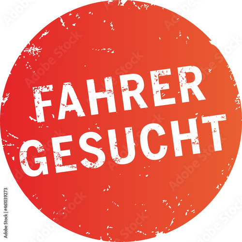 roter Button Fahrer gesucht zerkratzt