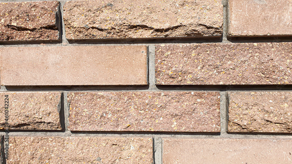Fototapeta premium Wall and floor masonry. Various stone textures. Multicolored background.