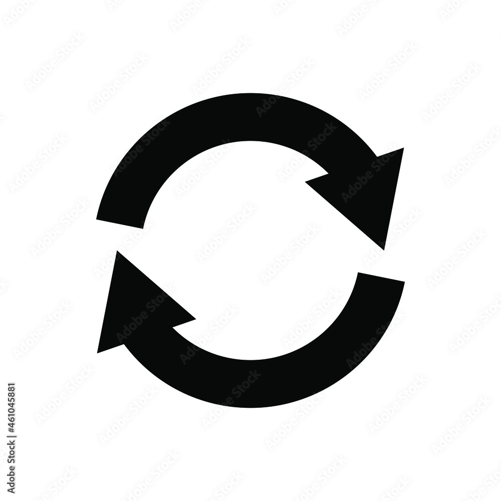 Circle arrows icon vector. refresh illustration sign. reload symbol. connection logo. Circle arrows icon vector. refresh illustration sign. reload symbol. connection logo.