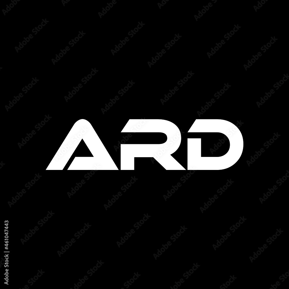 ARD letter logo design with black background in illustrator, vector logo modern alphabet font overlap style. calligraphy designs for logo, Poster, Invitation, etc. ARD letter logo design with black background in illustrator, vector logo modern alphabet font overlap style. calligraphy designs for logo, Poster, Invitation, etc.