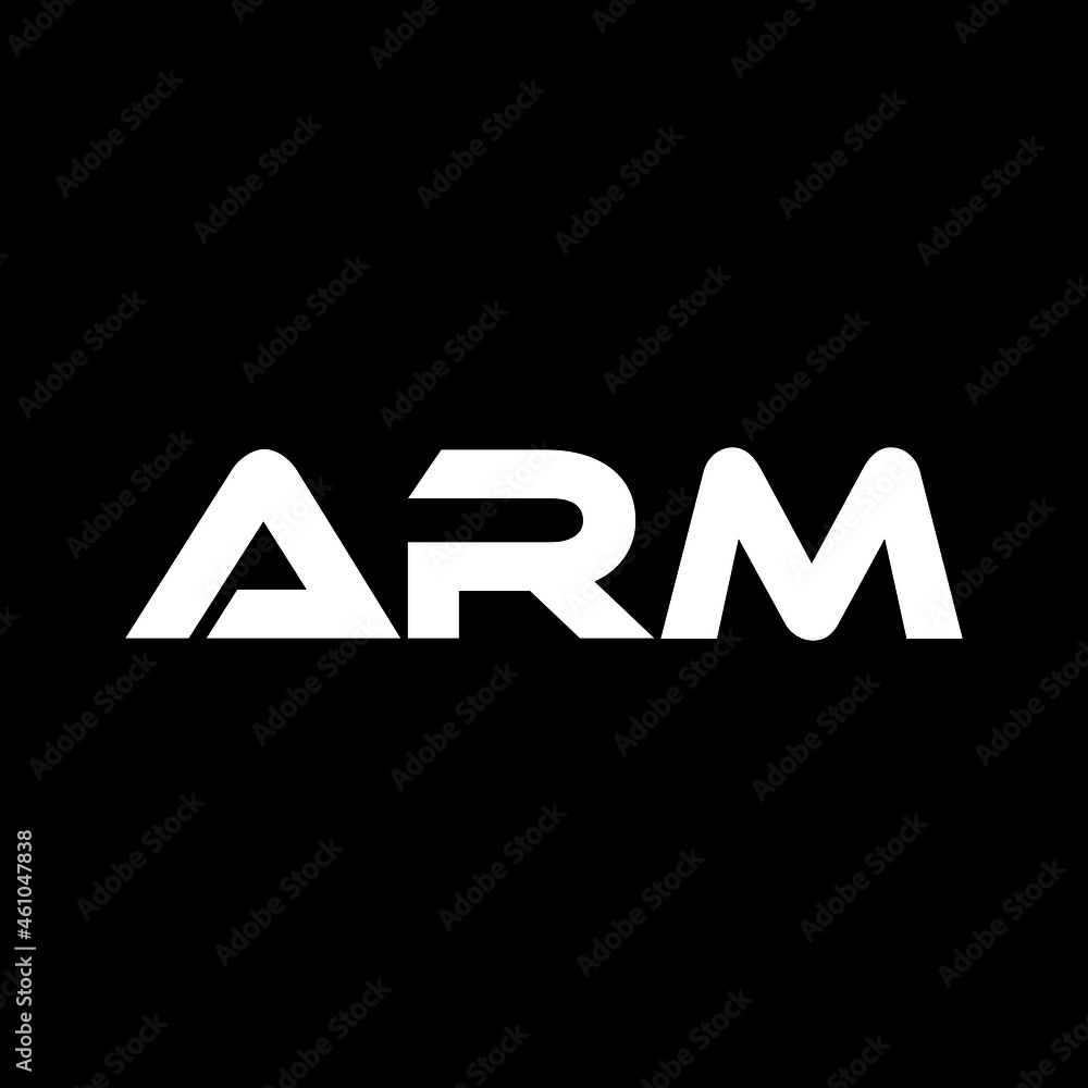 ARM letter logo design with black background in illustrator, vector logo modern alphabet font overlap style. calligraphy designs for logo, Poster, Invitation, etc. ARM letter logo design with black background in illustrator, vector logo modern alphabet font overlap style. calligraphy designs for logo, Poster, Invitation, etc.