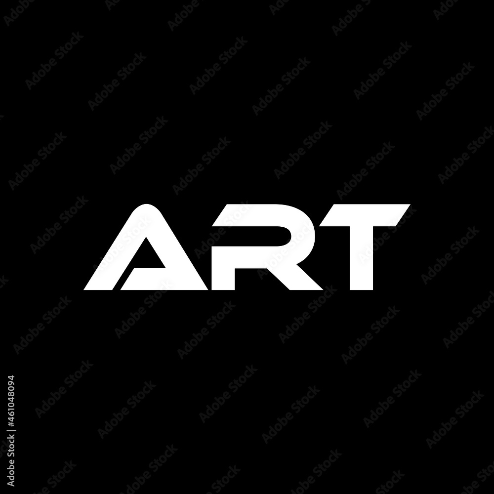 ART letter logo design with black background in illustrator, vector logo modern alphabet font overlap style. calligraphy designs for logo, Poster, Invitation, etc. ART letter logo design with black background in illustrator, vector logo modern alphabet font overlap style. calligraphy designs for logo, Poster, Invitation, etc.