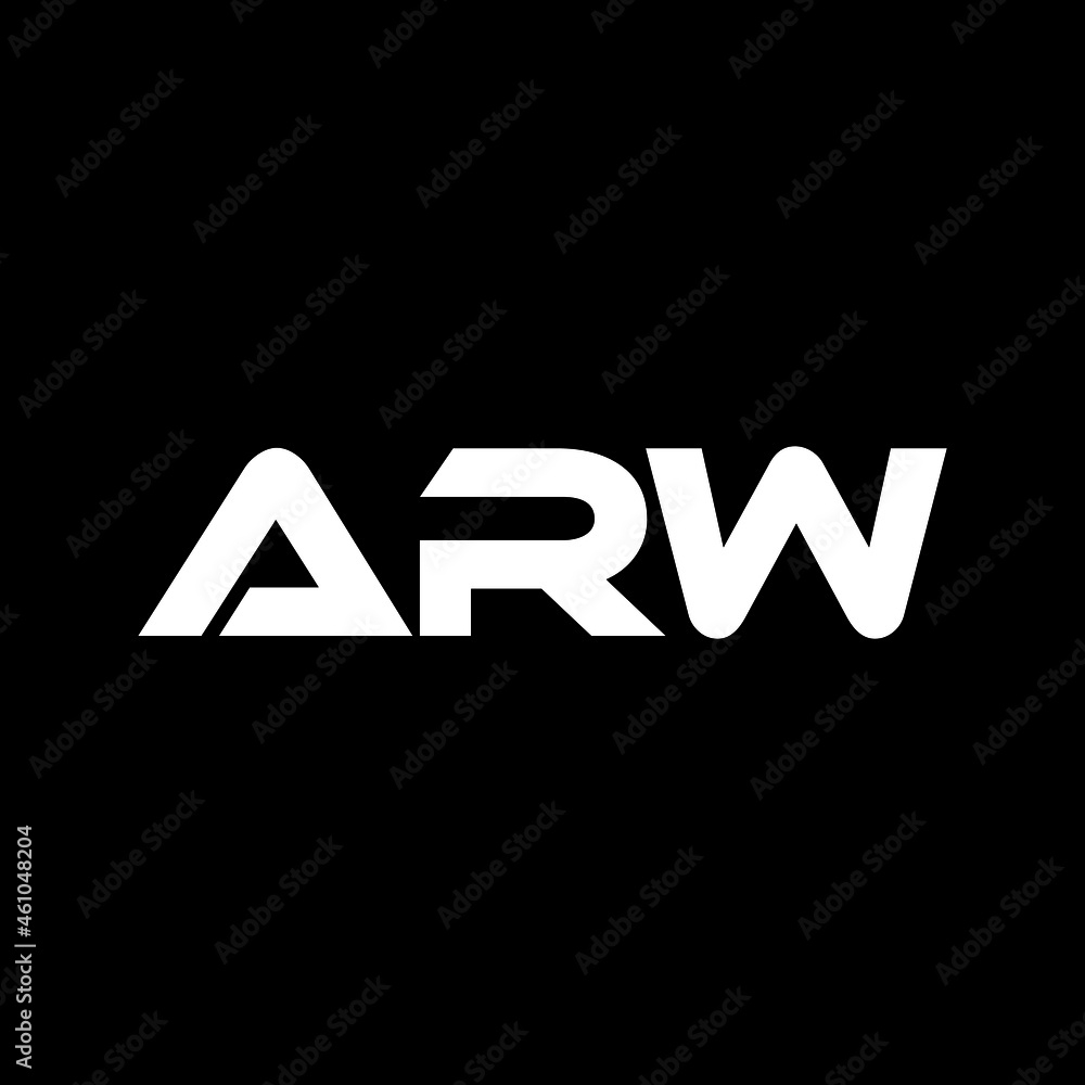 ARW letter logo design with black background in illustrator, vector logo modern alphabet font overlap style. calligraphy designs for logo, Poster, Invitation, etc. ARW letter logo design with black background in illustrator, vector logo modern alphabet font overlap style. calligraphy designs for logo, Poster, Invitation, etc.
