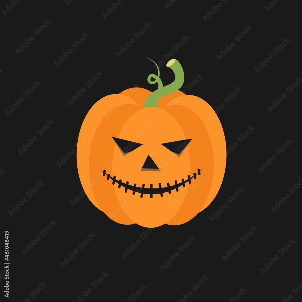halloween pumpkin character. vector illustration halloween pumpkin character. vector illustration