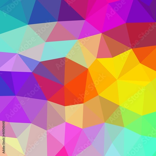 color colorful triangular background. abstract illustration. polygonal style. presentation template. eps 10