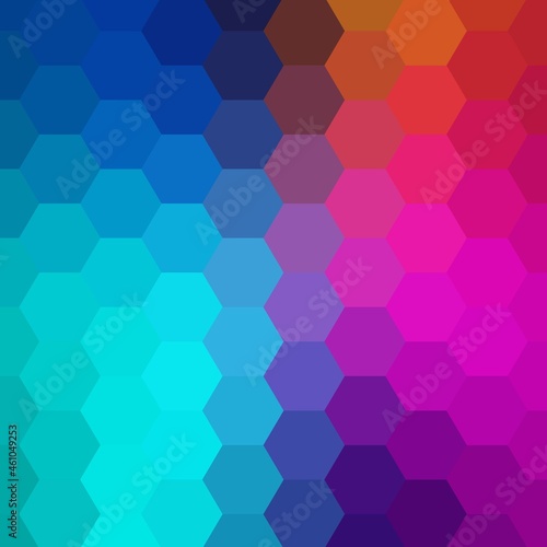colorful abstract hexagonal background. polygonal style. eps 10