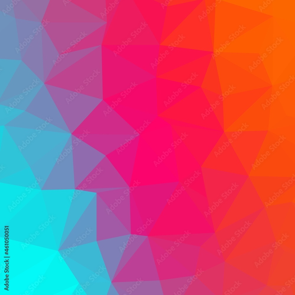 Obraz premium Retro triangle pattern background. Colorful hipster retro background. eps 10