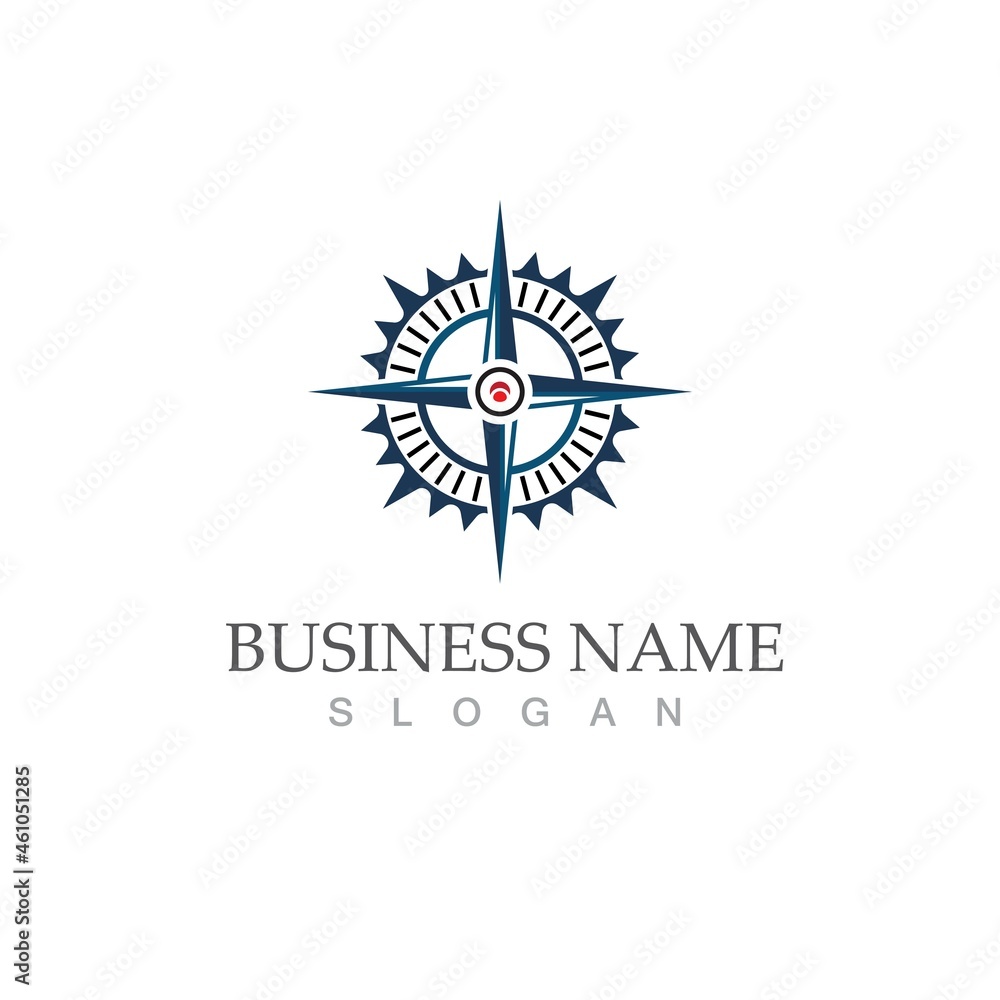 compass logo template vector icon illustration compass logo template vector icon illustration