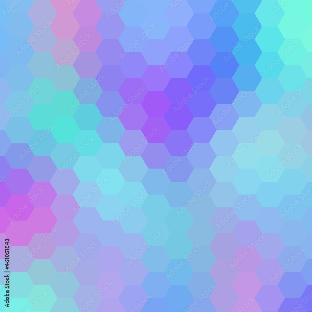 Hexagon colored background. vector abstract graphics. eps 10