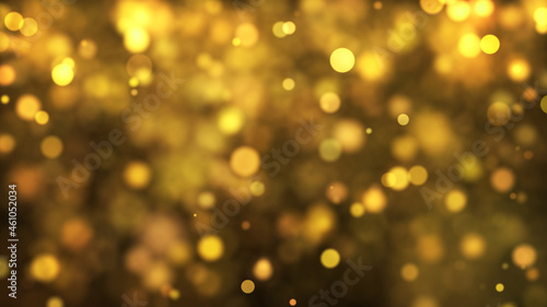 金のキラキラ 粒子 背景