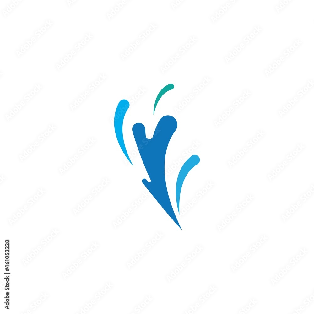 Fototapeta premium water drop Logo Template vector