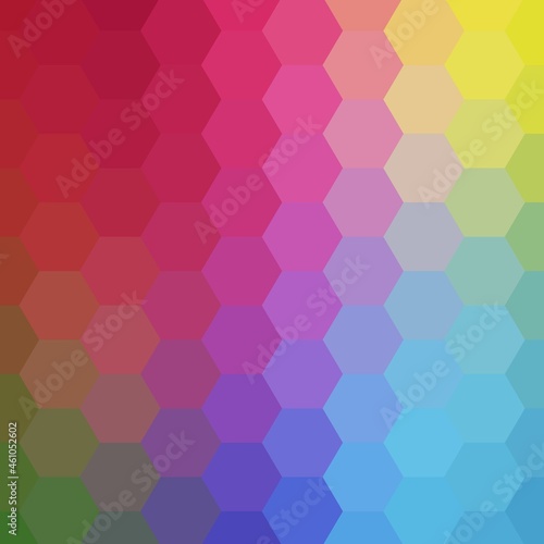 Abstract template for presentations, brochures, leaflets, cards, advertising. polygon style image. vector hexagons