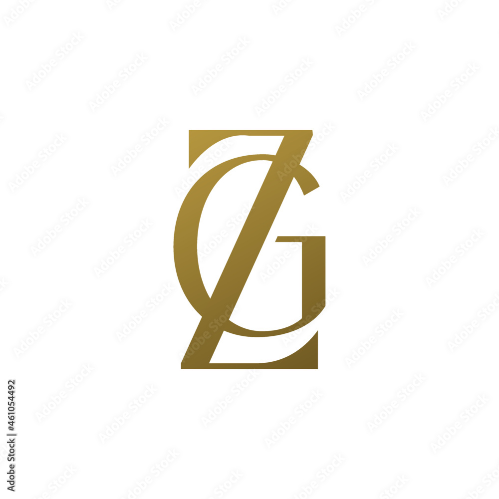 ZG Logo Elegance Initial. Letter G and Z Modern logo design. Elegant and Luxury Brand Identity ZG Logo Elegance Initial. Letter G and Z Modern logo design. Elegant and Luxury Brand Identity