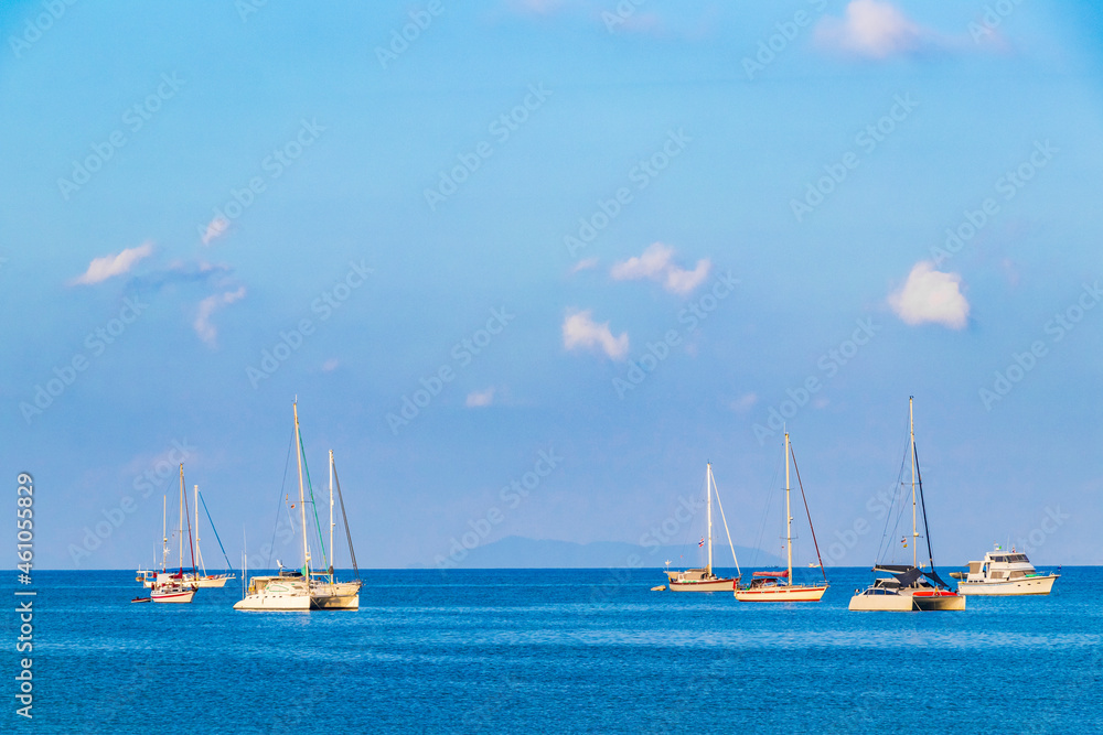 Boats tropical island Koh Phayam Ao Khao Kwai Beach Thailand. Boats tropical island Koh Phayam Ao Khao Kwai Beach Thailand.