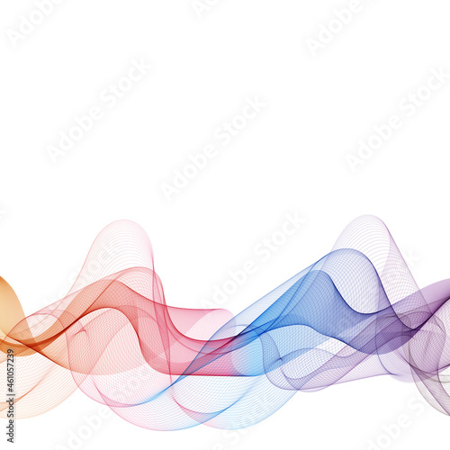 colorful abstract wave. vector pattern. color lines. layout for presentation, advertising, banner. eps 10
