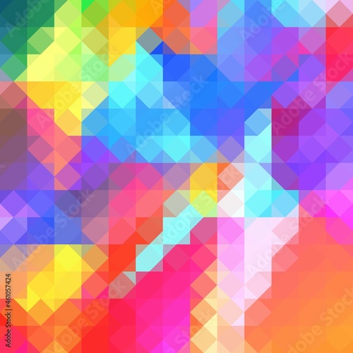 Colorful squares. Abstract colorful background of squares. Mosaic. Geometric pattern. eps 10